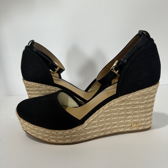 Michael Kors Kendrick Wedge Women’s Black Espradrille US10M - Picture 3 of 9